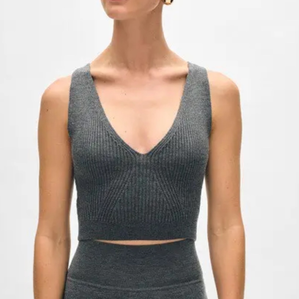 White + Warren Superfine Merino Bralette